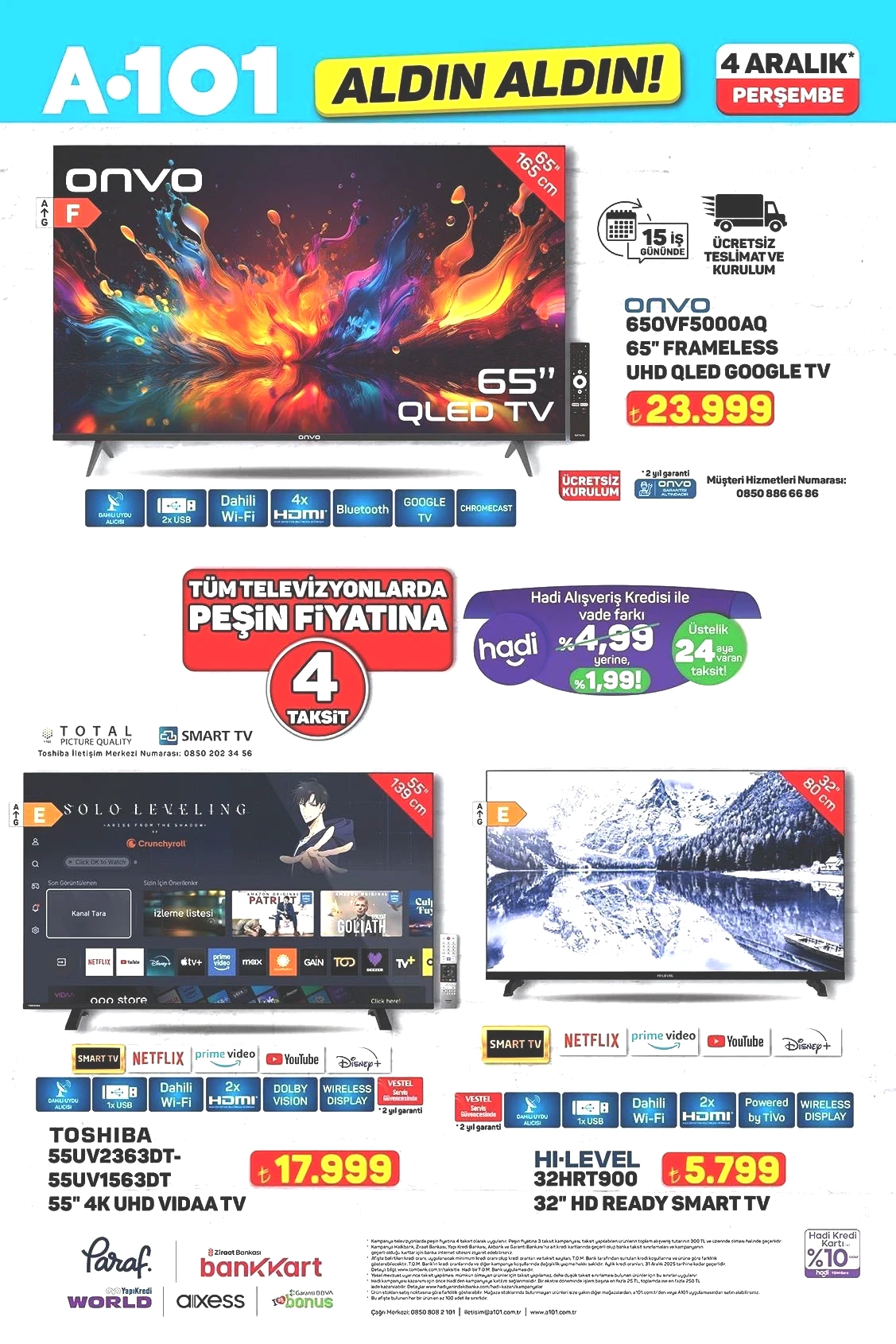 4 ARALIK PERŞEMBE ALDIN ALDIN A101 AKTÜEL KATALOGU 4 ARALIK PERŞEMBE ALDIN ALDIN A101 AKTÜEL KATALOGU