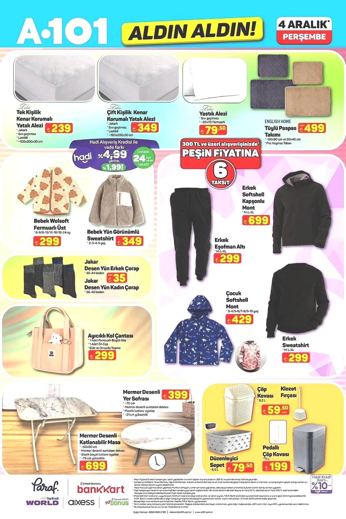 4 ARALIK PERŞEMBE ALDIN ALDIN A101 AKTÜEL KATALOGU 4 ARALIK PERŞEMBE ALDIN ALDIN A101 AKTÜEL KATALOGU