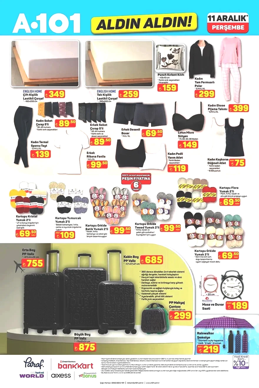 A101 aktüel ürünler kataloğu 11 Aralık 2025: 70 inç televizyon, su sebili, motosiklet ekipmanları ve bavul satışa çıkıyor 14 A101 aktüel ürünler kataloğu 11 Aralık 2025: 70 inç televizyon, su sebili, motosiklet ekipmanları ve bavul satışa çıkıyor 14