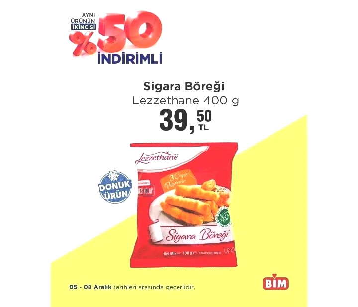 BİM market 05-08 Aralık 2025 "Aynı Ürünün İkincisi Yüzde 50 İndirimli" kataloğu yayımlandı! - Sayfa 4