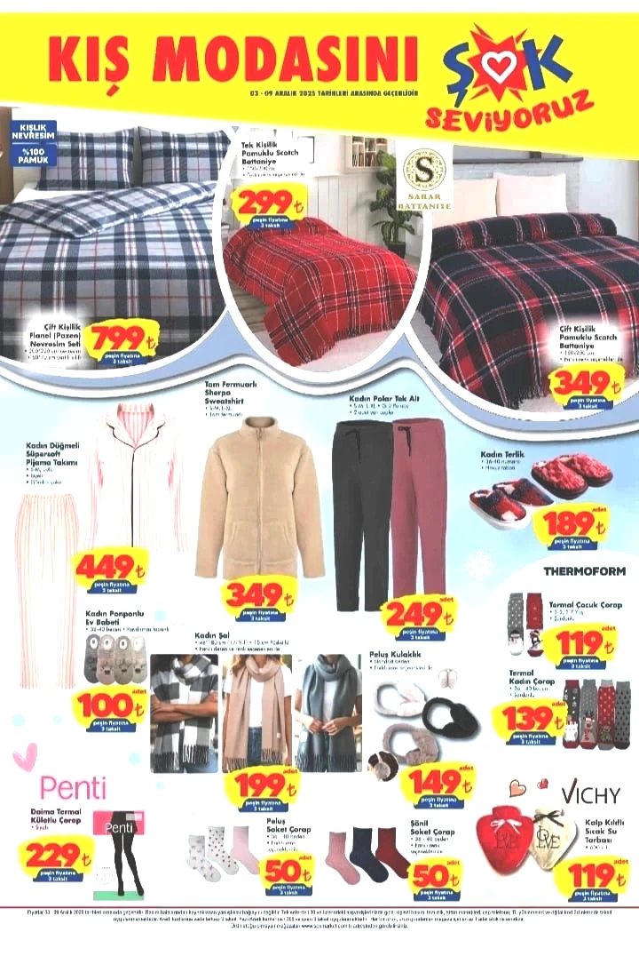 ŞOK 03-09 Aralık 2025 aktüel ürünler kataloğu yayımlandı! ŞOK’a Tefal Dik Süpürge geliyor! - Sayfa 2